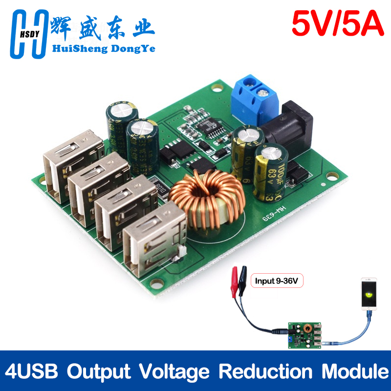 Programmable Dc Power Supply 60V 5A - DC DC 7V-60V to 5V 5A
