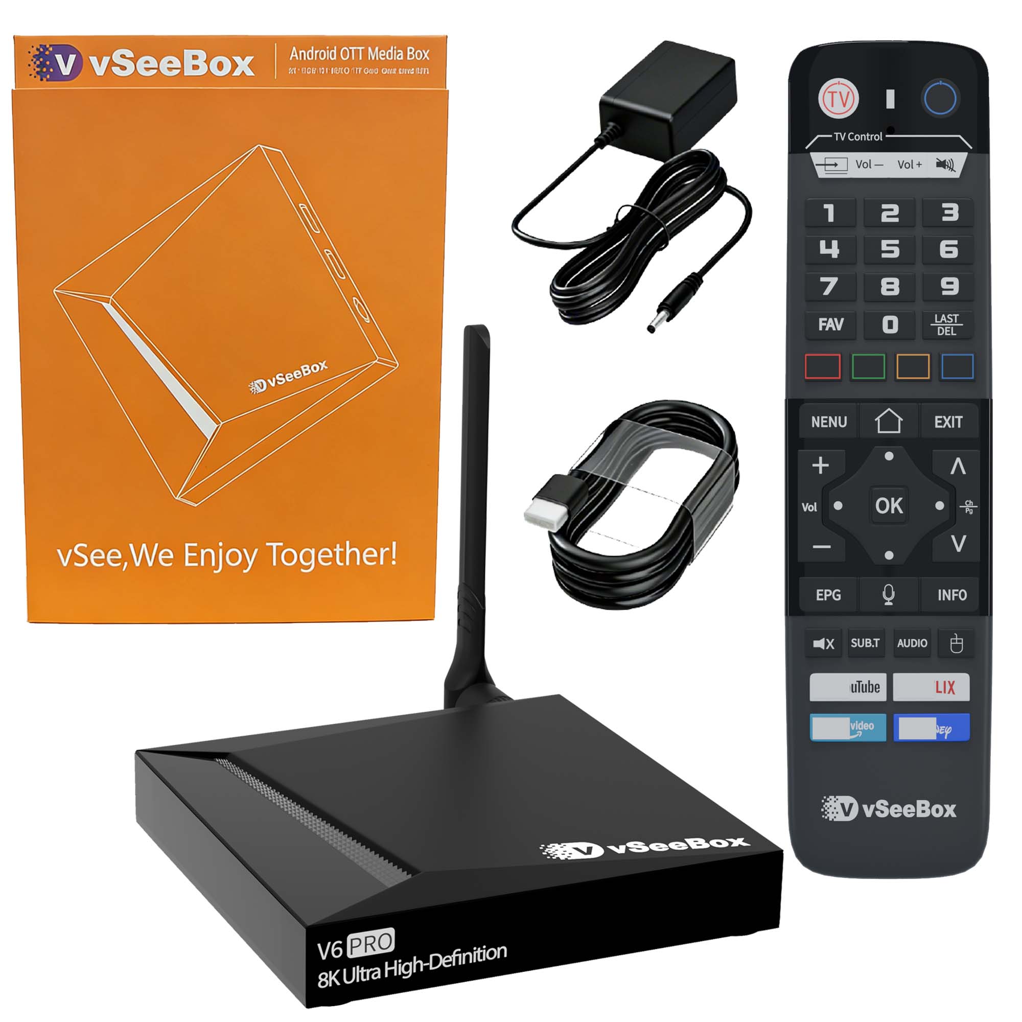 Khadas Vim4 8Gb - VSeeBox V6 Pro 2026 Newest, 4GB