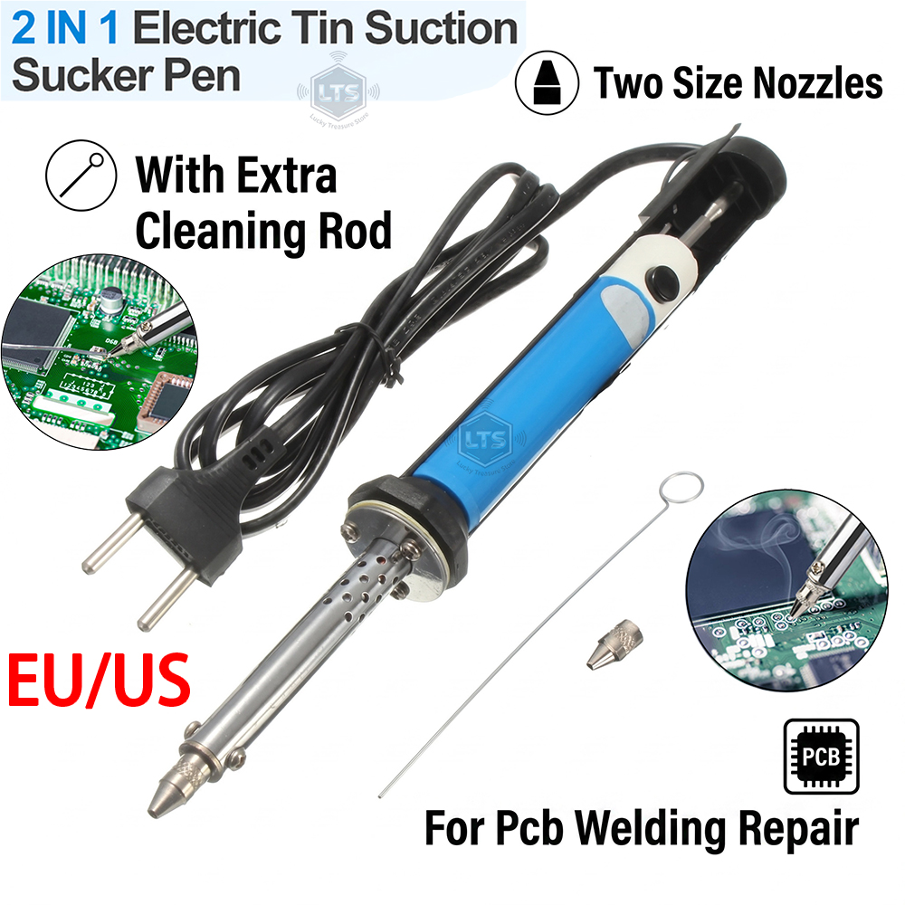 Desoldering Gun Vacuum Electric - 30W Electric Vacuum Desoldering Iron Suction