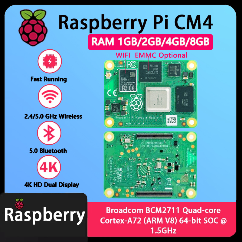 Raspberry Pi CM4 1GB/2GB/4GB/8 - Raspberry Pi Compute Module 4 8Gb 32Gb 评论和价格