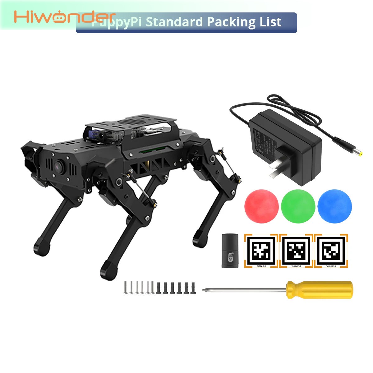 Hiwonder PuppyPi Standard Kit  - Raspberry Pi 5 8Gb Kit 评论和价格