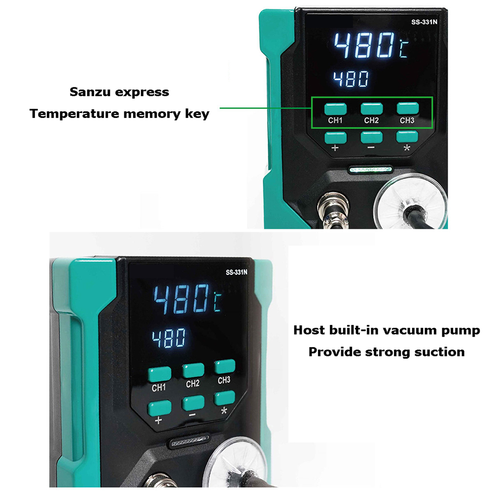 SS-331NH ESD LCD Digital Elect - Desoldering Gun Vacuum Electric 评论和价格