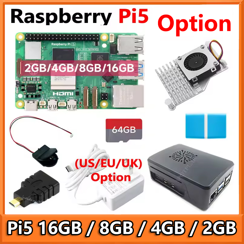 Raspberry Pi 5 16GB /8GB/4GB/2 - Raspberry Pi 5 8Gb Kit 评论和价格