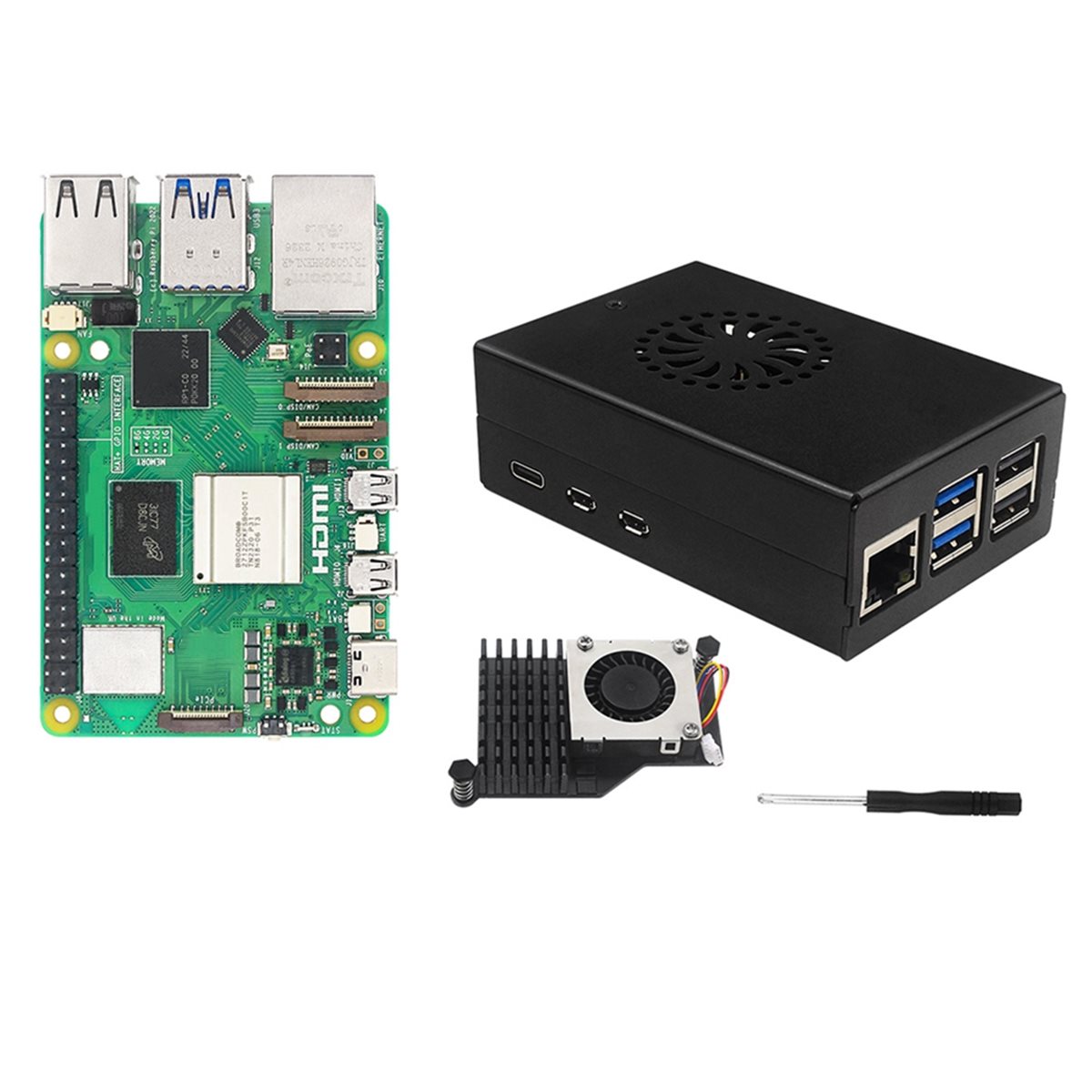 X14A& For IRasptek Starter Kit - Raspberry Pi 5 8Gb Kit 评论和价格