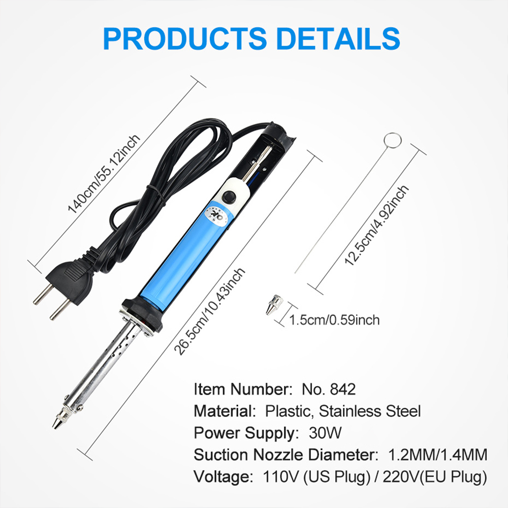 30W Electric Vacuum Desolderin - Desoldering Gun Vacuum Electric 评论和价格