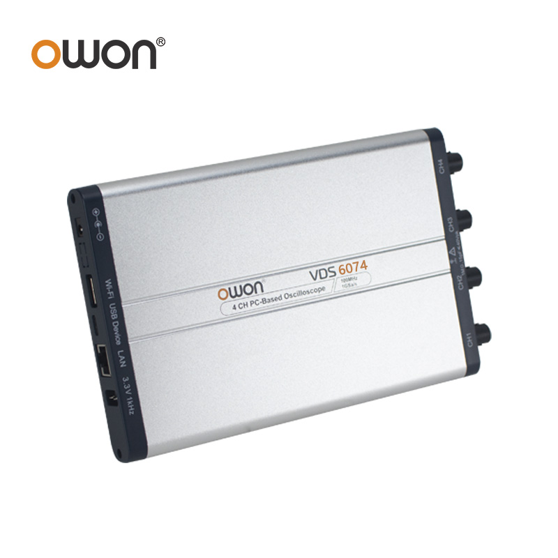 OWON VDS6074 VDS6104 Virtual P - Digital Storage Oscilloscope 100Mhz 4Ch 评论和价格