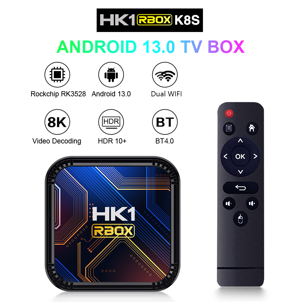 HK1 RBOX K8S Android 13 TV Box - Radxa Rock 5B 16Gb 评论和价格
