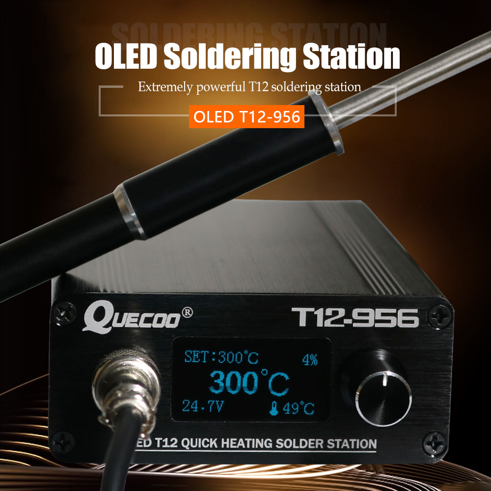QUECOO T12-956 Soldering Digit - Soldering Station T12 Oled 评论和价格