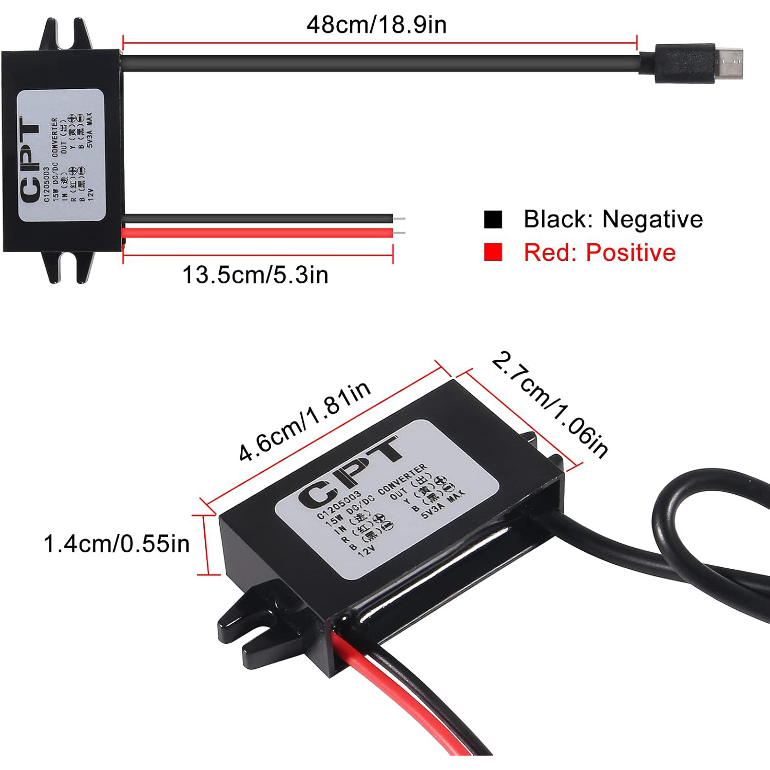 DC Converter 12V/24V to 5V 3A  - Banana Pi Bpi-M5 评论和价格