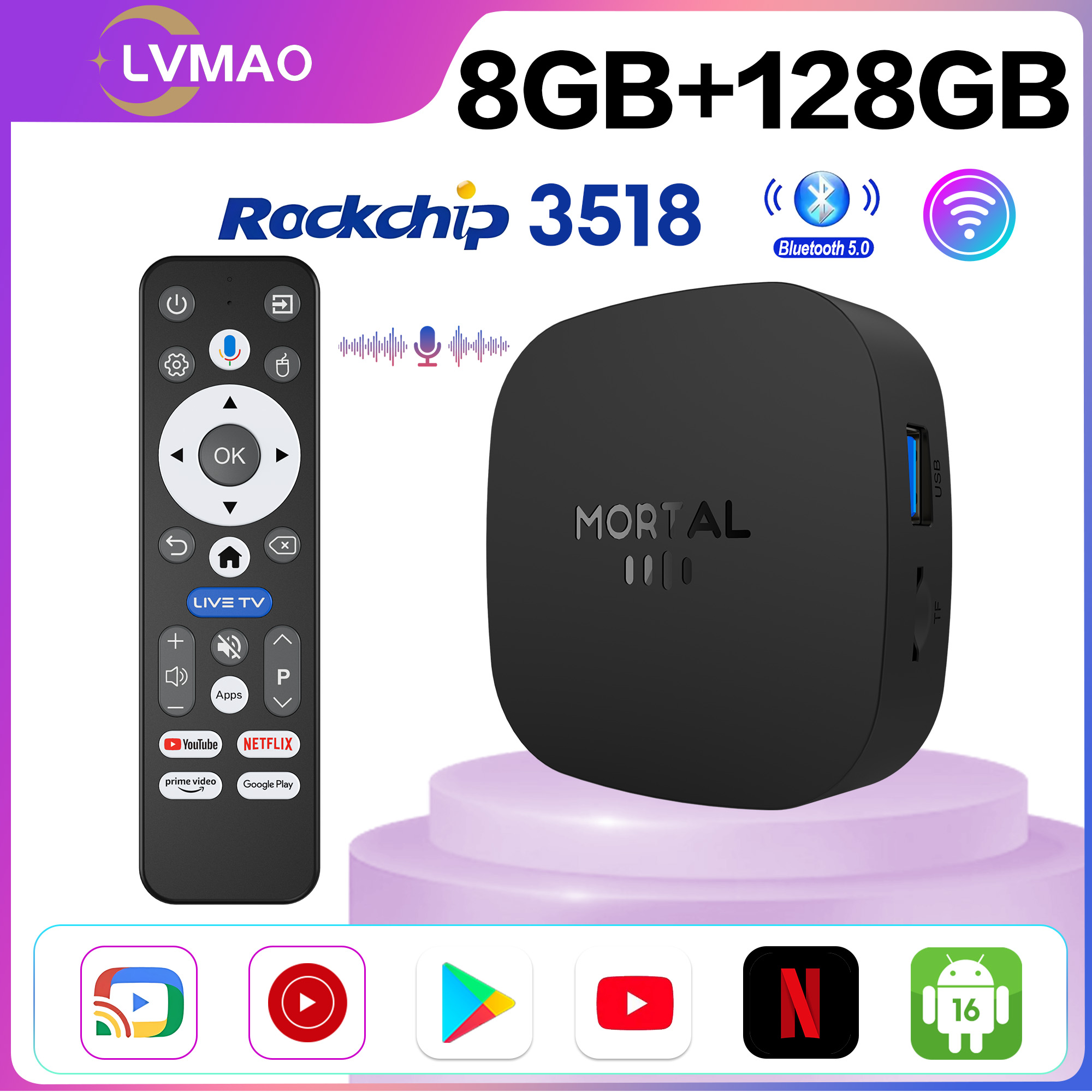 2026 NEW TV BOX T1+ RK3518 Sma - Khadas Vim4 8Gb 评论和价格