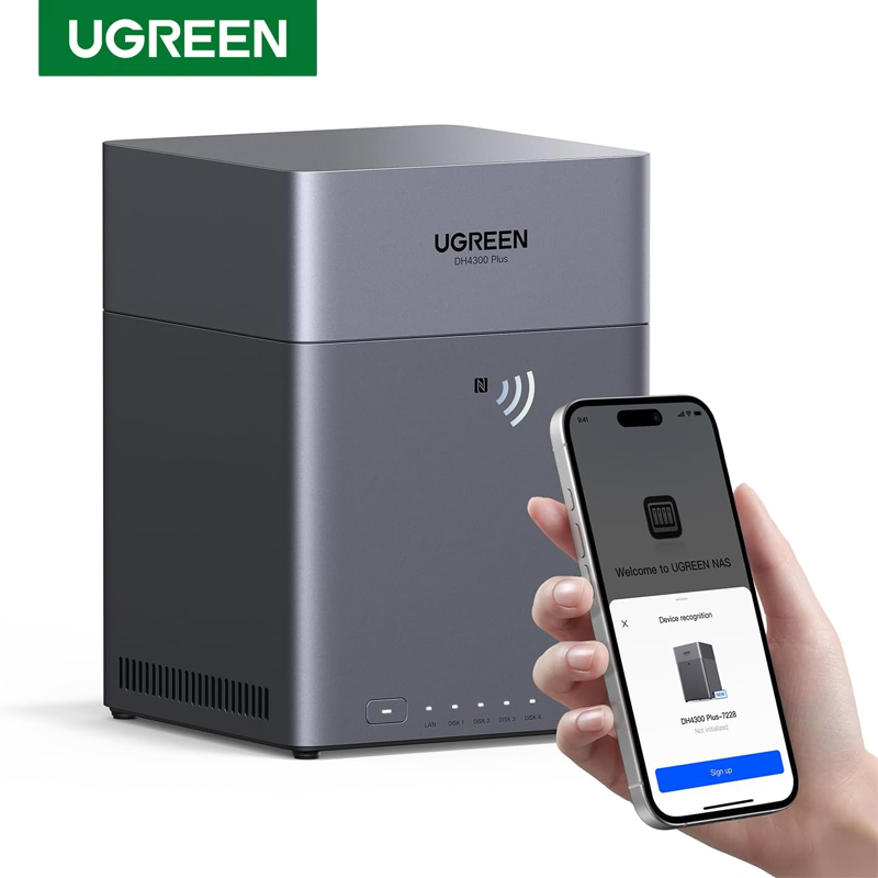 UGREEN NAS DH4300 Plus 4 Bay D - Khadas Vim4 8Gb 评论和价格
